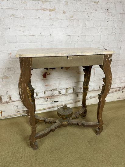 Console de style Louis XV
Console en bois...
