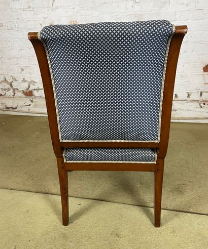 Fauteuil de style Empire 
Fauteuil en bois,...