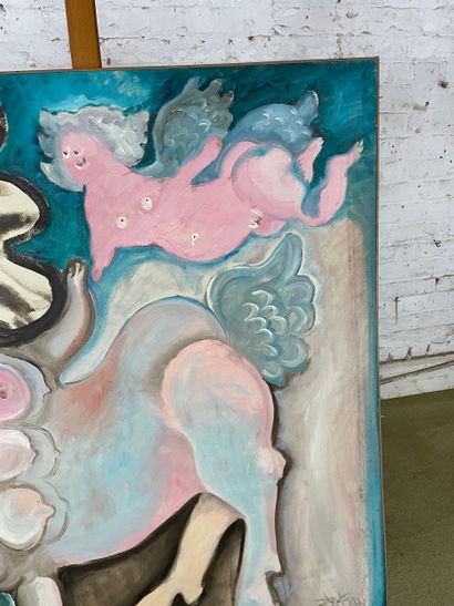 Marianne Dock - Expressive composition (1971)
Oil...