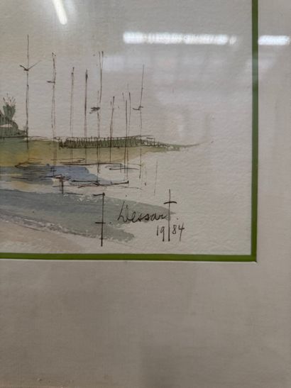 F. Lessart - Saint Raphaël (1984)
Watercolor...