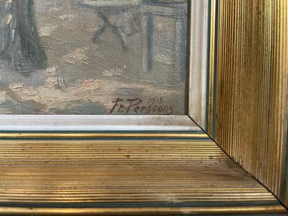 Fr. Persoons - Shady courtyard
Oil on canvas...