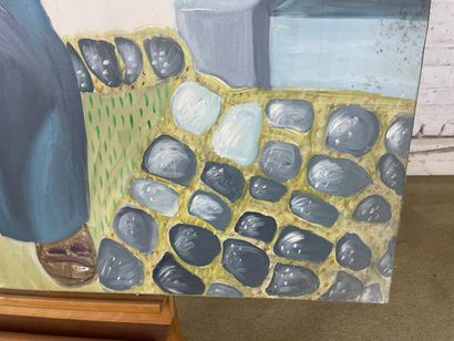 Marianne Dock - Passing through Lorraine
Oil...