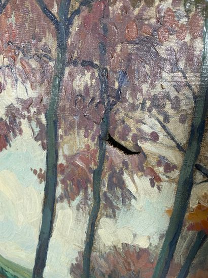 Landscape with trees at the edge of a field
Large...
