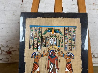 Gamal - Ramses II blessed by Horus and Thoth
Egyptian-style...