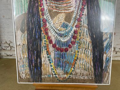 Marianne Dock - Tibetan Portrait of a Woman,...