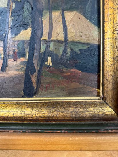 H. Brognez - Exotic undergrowth
Oil on canvas...