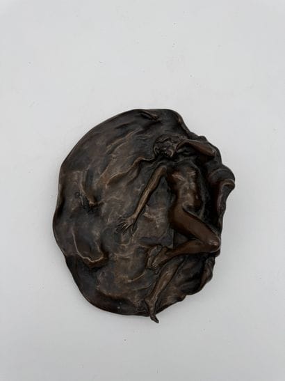Reinhold Haeselack - Nude female decorative...