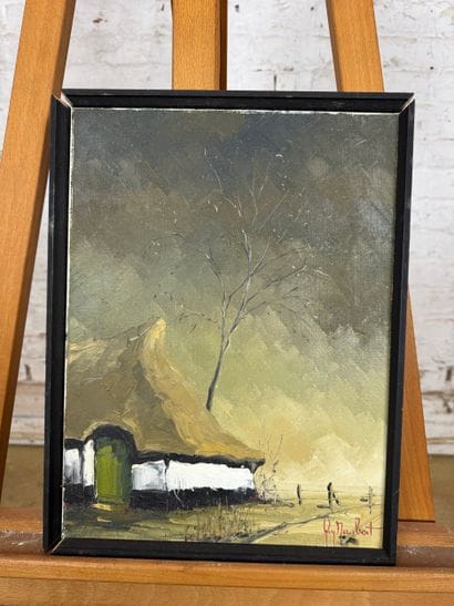 Guy Maubert (1900-1983) - House with bare...