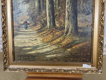 Path at Rouge-Cloître
Oil on canvas depicting...
