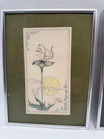 Jo Groej - Apollo and Cat (2 drawings)
Set...