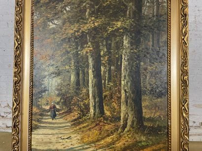 Path at Rouge-Cloître
Oil on canvas depicting...