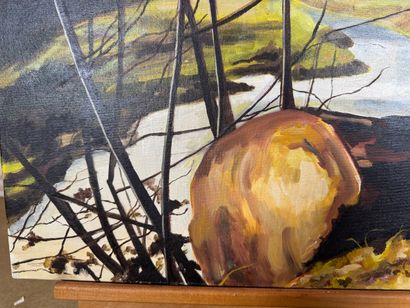 SUZ - Château d'Atre
Oil on canvas depicting...