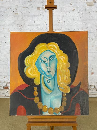 Marianne Dock - Cousin, 1971
Oil on canvas...