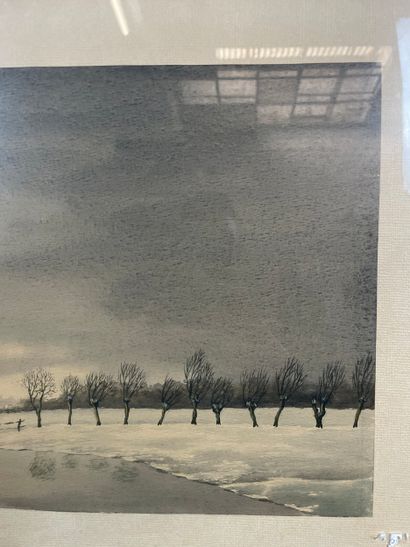 Watercolor - Winter Landscape
Watercolor...