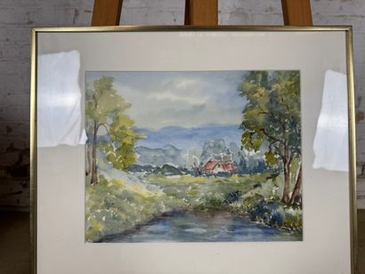 F. van Bronfiles - Composition to be identified
Watercolor...