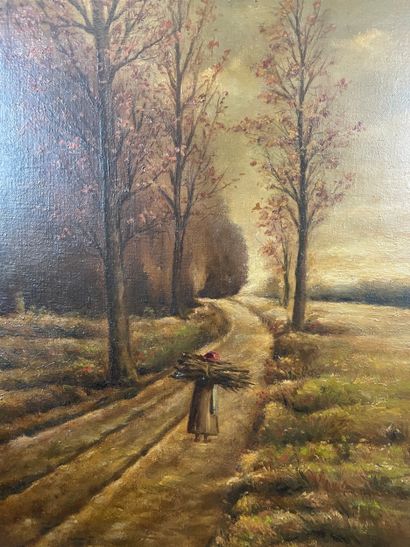 V. Vande Guys - Woman in the fields
Oil on...
