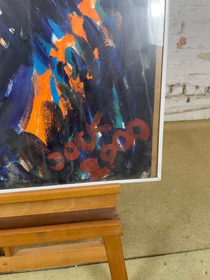 Marianne Dock - Portrait de félin, 2000
Acrylic...