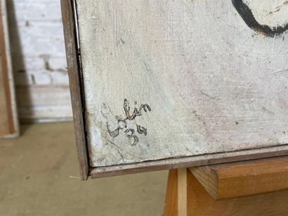 Colin - Abstract composition, 1984
Oil on...