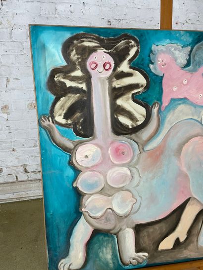 Marianne Dock - Expressive composition (1971)
Oil...
