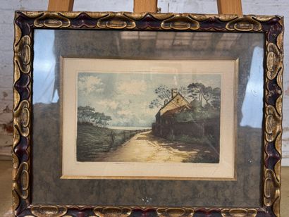 J. Rikoinouvray - Road and house
Numbered...