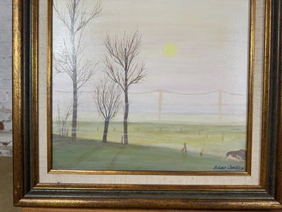 Mélanie Daniels - Sunrise in the fields
Oil...