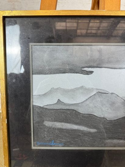 Gérard Laurer - Abstract mountain landscape...
