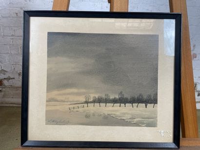 Watercolor - Winter Landscape
Watercolor...