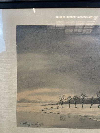 Watercolor - Winter Landscape
Watercolor...