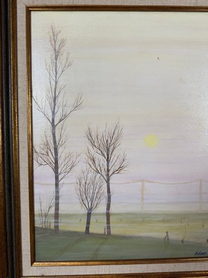 Mélanie Daniels - Sunrise in the fields
Oil...