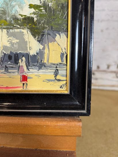 Y. Piwel - African houses
Suite of two paintings...