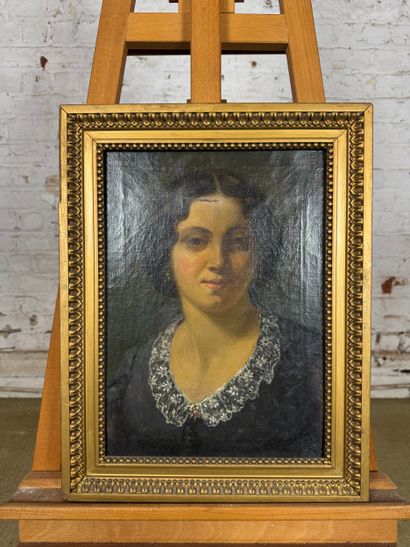 Portrait of a woman
Oil on canvas depicting...