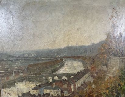 Paul Sterpin (1873-1952) - View of Namur,...