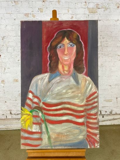 Marianne Dock - Composition with young woman...