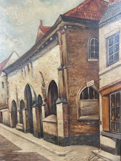 C.K. Vanaulinbor - Old street
Oil on canvas...