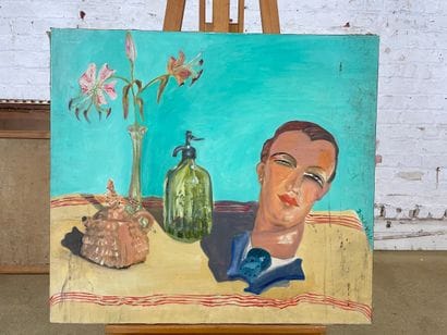 Marianne Dock - The syphon, 1976
Oil on canvas...