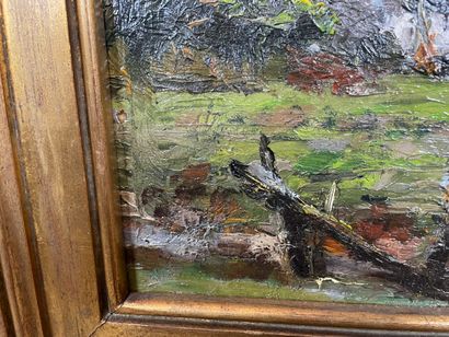 20th century school - Country landscape
Oil...