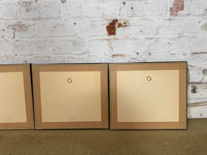 Set of 4 framed engravings of Italian views
Set...