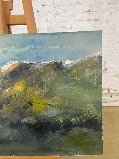 Mountain landscape - XX century
Oil on isorel...