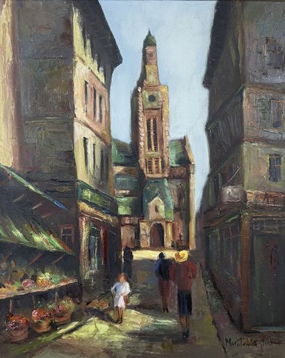 20th century French school - Rue de la Montagne...
