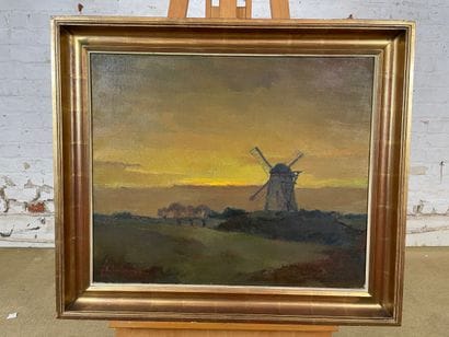 Philémon Berckman (1913-1994) - Old mill...