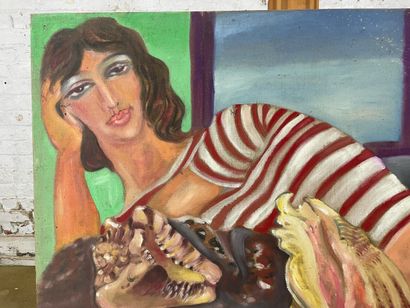Marianne Dock - Seashell Music, 1977
Oil...