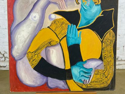 Marianne Dock - Couple du jour, 1971
Oil...