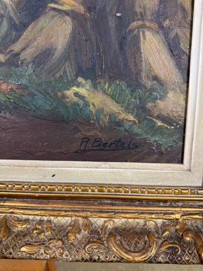 A. Bertels - Field scene
Oil on canvas depicting...