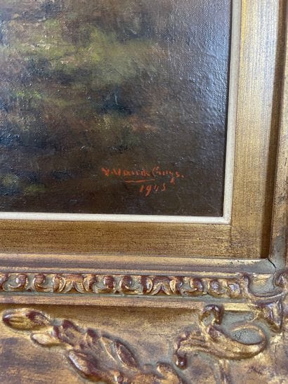 V. Vande Guys - Woman in the fields
Oil on...