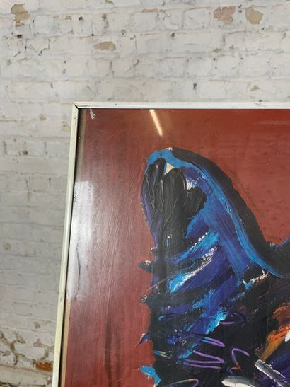 Marianne Dock - Portrait de félin, 2000
Acrylic...