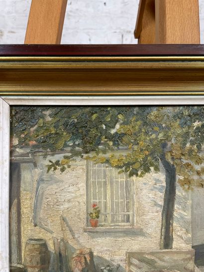 Fr. Persoons - Shady courtyard
Oil on canvas...