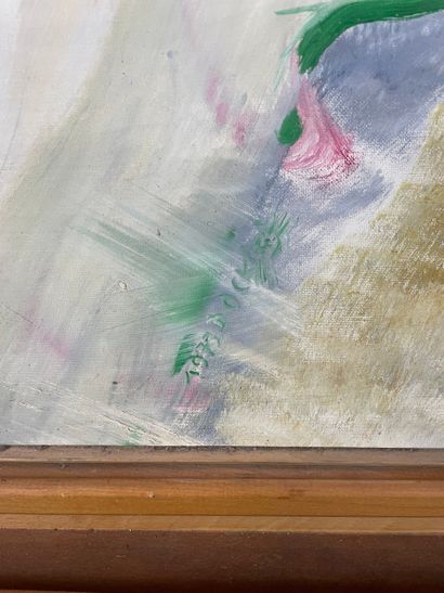 Marianne Dock - How are you? 1973
Oil on...