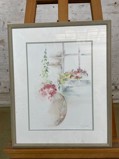 Mieke Broekaet - Flower arrangement at a...
