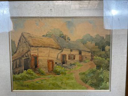 Country house
Watercolor depicting a rural...