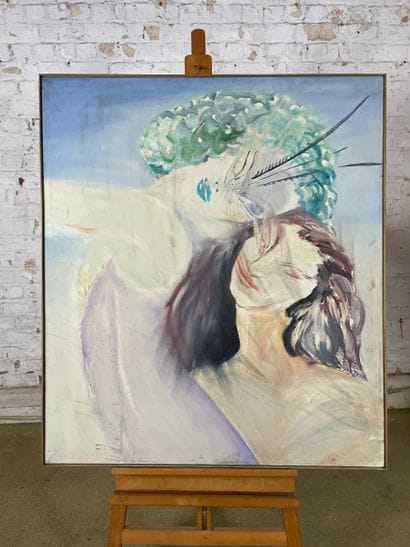 Marianne Dock - The Peacock
Oil on canvas...